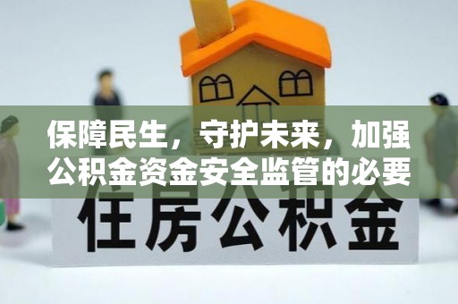 临邑保障民生，守护未来，加强公积金资金安全监管的必要性与实践