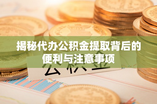 临邑揭秘代办公积金提取背后的便利与注意事项