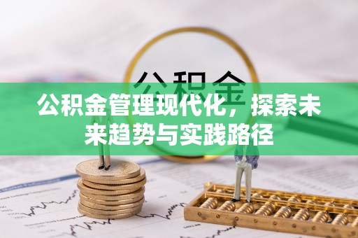 临邑公积金管理现代化，探索未来趋势与实践路径