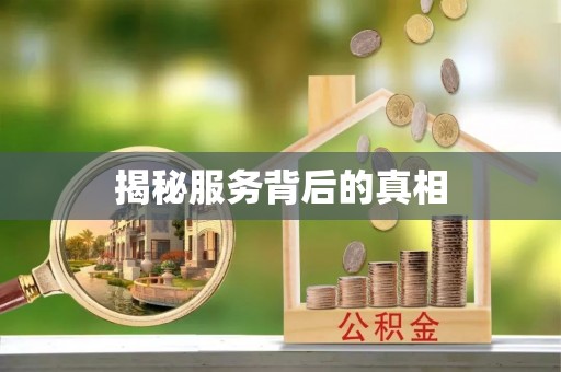临邑揭秘服务背后的真相