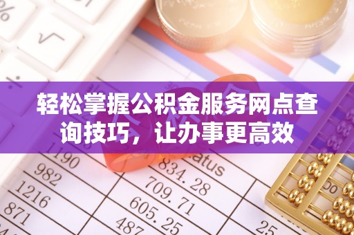 临邑轻松掌握公积金服务网点查询技巧，让办事更高效