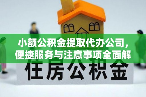 临邑小额公积金提取代办公司，便捷服务与注意事项全面解析