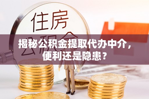 临邑揭秘公积金提取代办中介，便利还是隐患？
