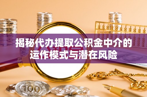临邑揭秘代办提取公积金中介的运作模式与潜在风险