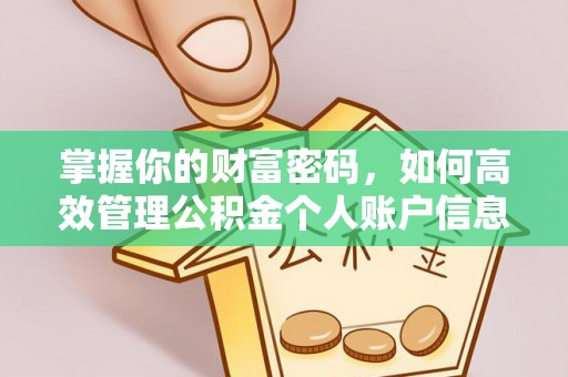 临邑掌握你的财富密码，如何高效管理公积金个人账户信息