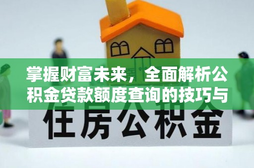 临邑掌握财富未来，全面解析公积金贷款额度查询的技巧与策略