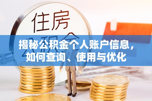 临邑揭秘公积金个人账户信息，如何查询、使用与优化