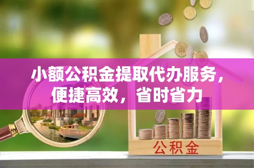 临邑小额公积金提取代办服务，便捷高效，省时省力