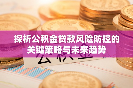 临邑探析公积金贷款风险防控的关键策略与未来趋势