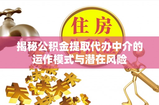 临邑揭秘公积金提取代办中介的运作模式与潜在风险