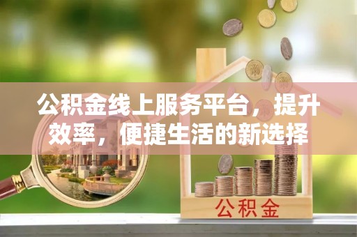 临邑公积金线上服务平台，提升效率，便捷生活的新选择