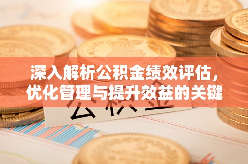 临邑深入解析公积金绩效评估，优化管理与提升效益的关键路径