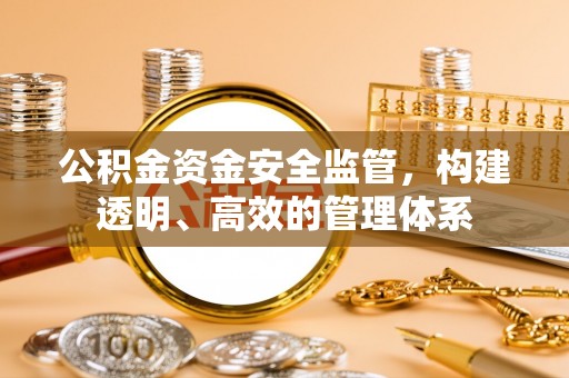 临邑公积金资金安全监管，构建透明、高效的管理体系