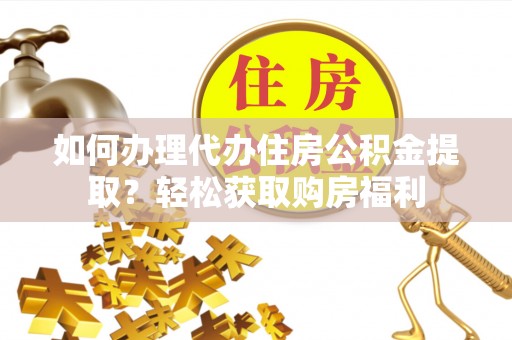 临邑如何办理代办住房公积金提取？轻松获取购房福利