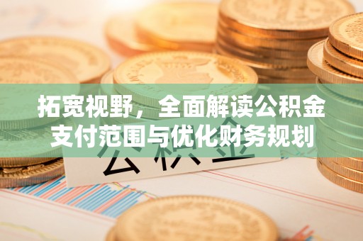 临邑拓宽视野，全面解读公积金支付范围与优化财务规划