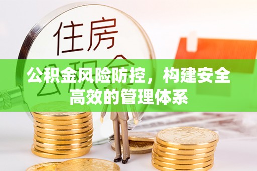 临邑公积金风险防控，构建安全高效的管理体系