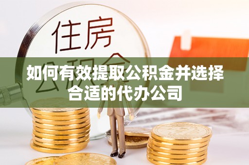 临邑如何有效提取公积金并选择合适的代办公司