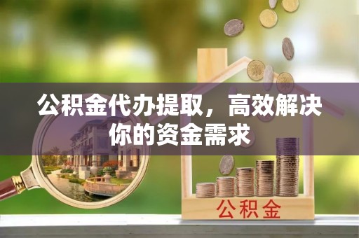 临邑公积金代办提取，高效解决你的资金需求