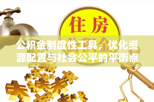 临邑公积金制度性工具，优化资源配置与社会公平的平衡点