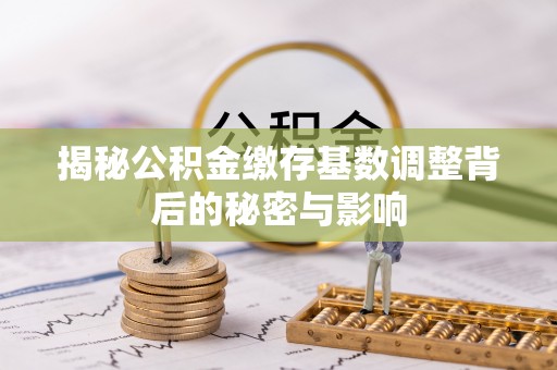 临邑揭秘公积金缴存基数调整背后的秘密与影响