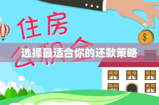 临邑选择最适合你的还款策略