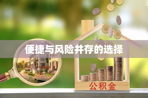 临邑便捷与风险并存的选择